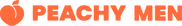 Peachy Men orange logo