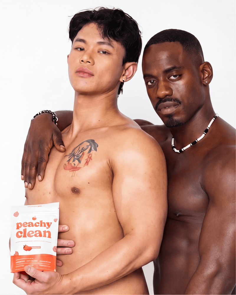 Two Peachy Clean customers together